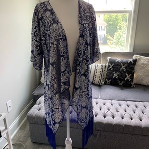 LULAROE NWT | flour de les pattern kimono